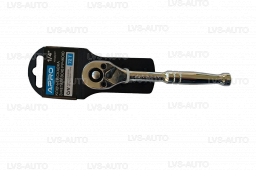 Ключ-трещотка CrV 1/4 72T Apro (257016) с металлической ручкой
